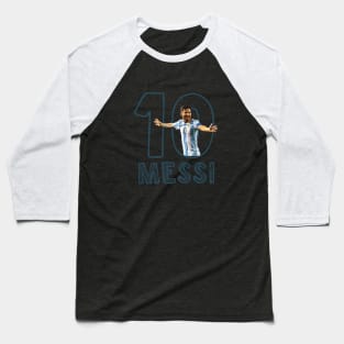 Lionel Messi Baseball T-Shirt